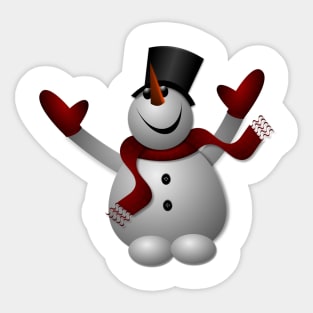 Snowman Sticker